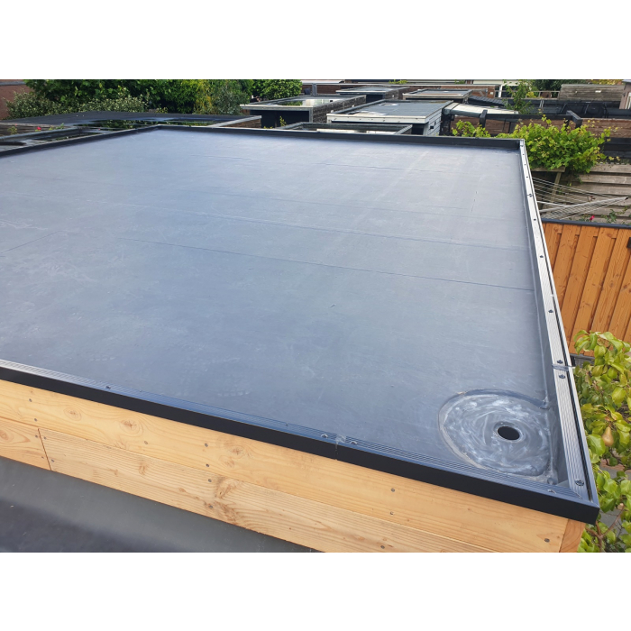 EPDM per M² - FR dakfolie - dikte 1,14 mm - breedte 2,44 meter